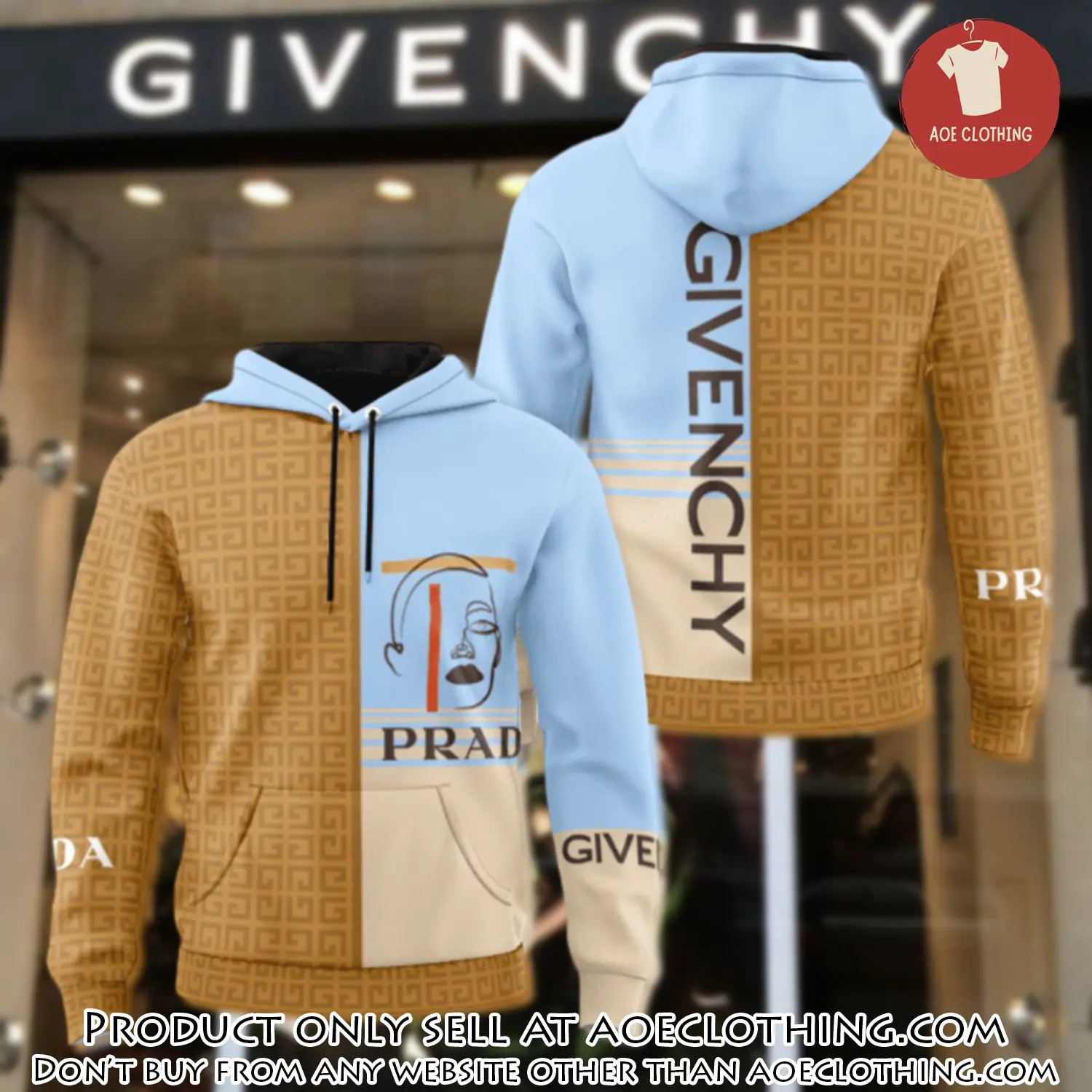 Givenchy prada unisex hoodie luxury brand gifts  jh2287 aoe1414155